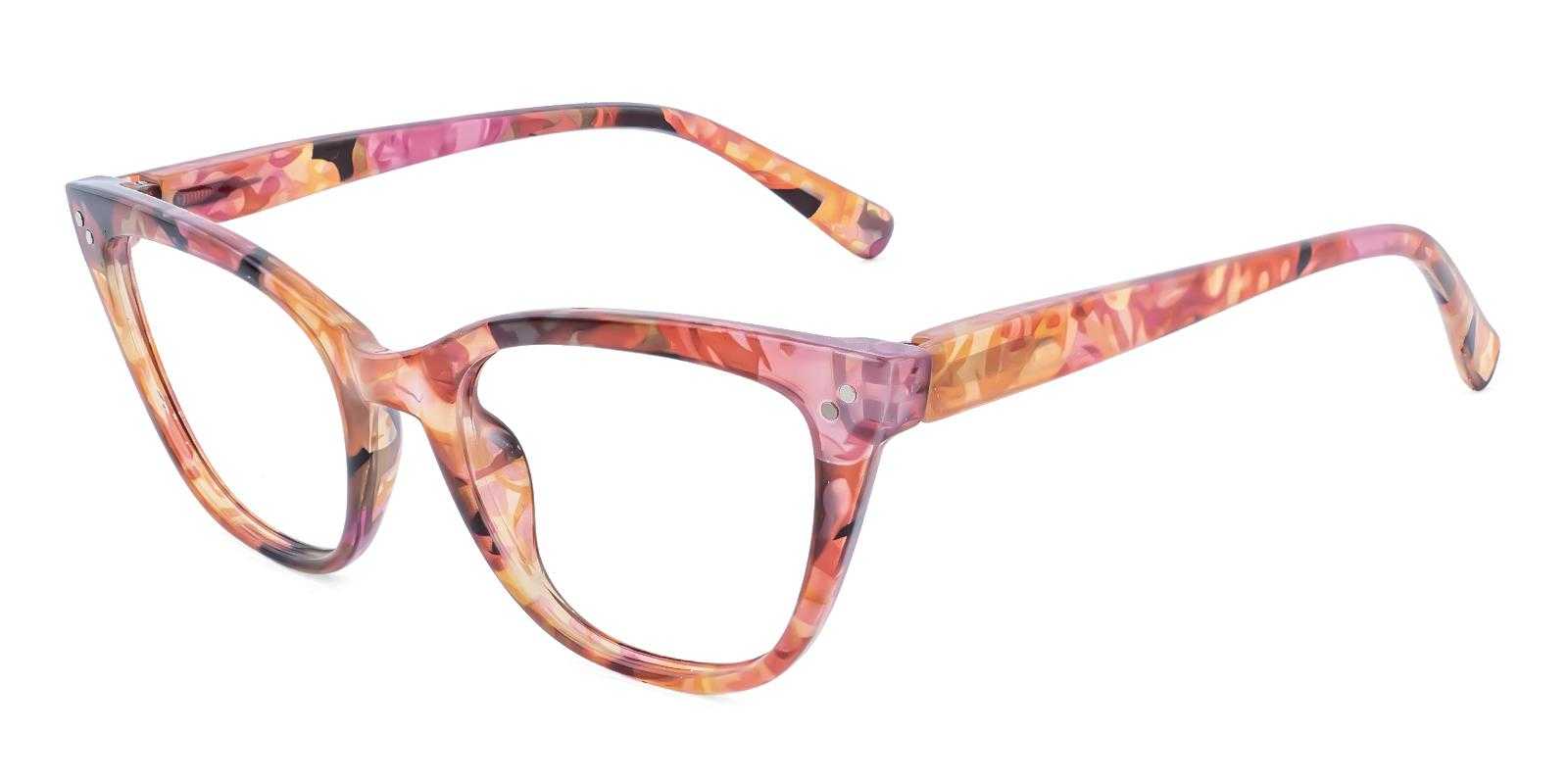 Thursday Floral Plastic Eyeglasses , SpringHinges , UniversalBridgeFit Frames from ABBE Glasses