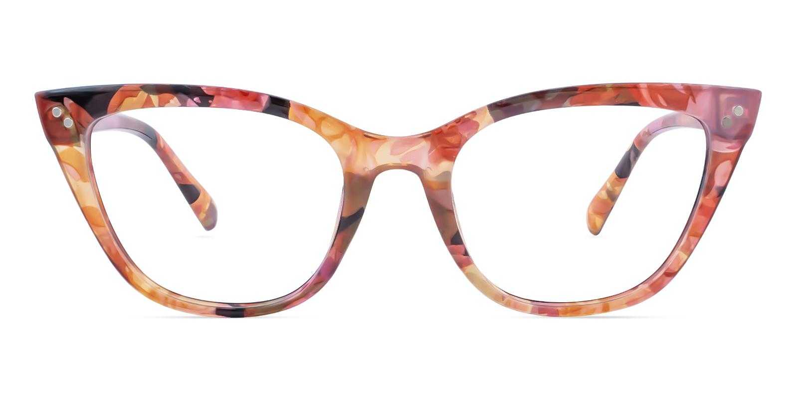 Thursday Floral Plastic Eyeglasses , SpringHinges , UniversalBridgeFit Frames from ABBE Glasses