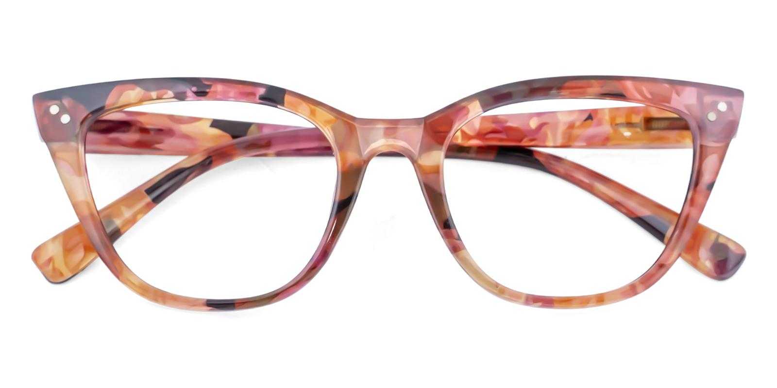 Thursday Floral Plastic Eyeglasses , SpringHinges , UniversalBridgeFit Frames from ABBE Glasses