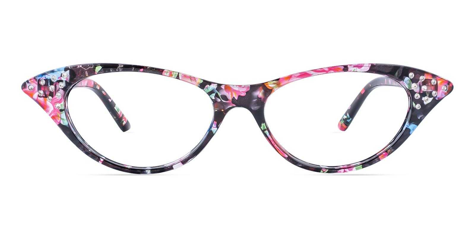 Potter Black Plastic Eyeglasses , SpringHinges , UniversalBridgeFit Frames from ABBE Glasses