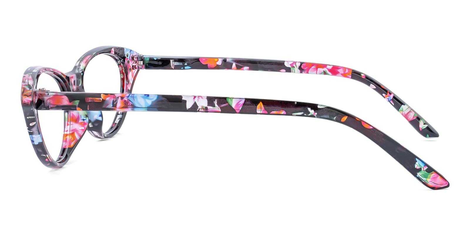 Potter Black Plastic Eyeglasses , SpringHinges , UniversalBridgeFit Frames from ABBE Glasses