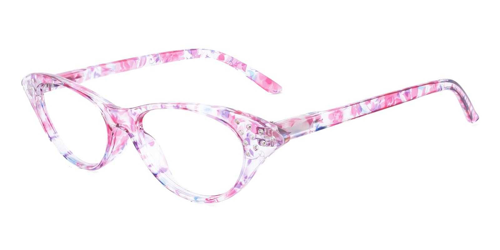 Potter Pink Plastic Eyeglasses , SpringHinges , UniversalBridgeFit Frames from ABBE Glasses