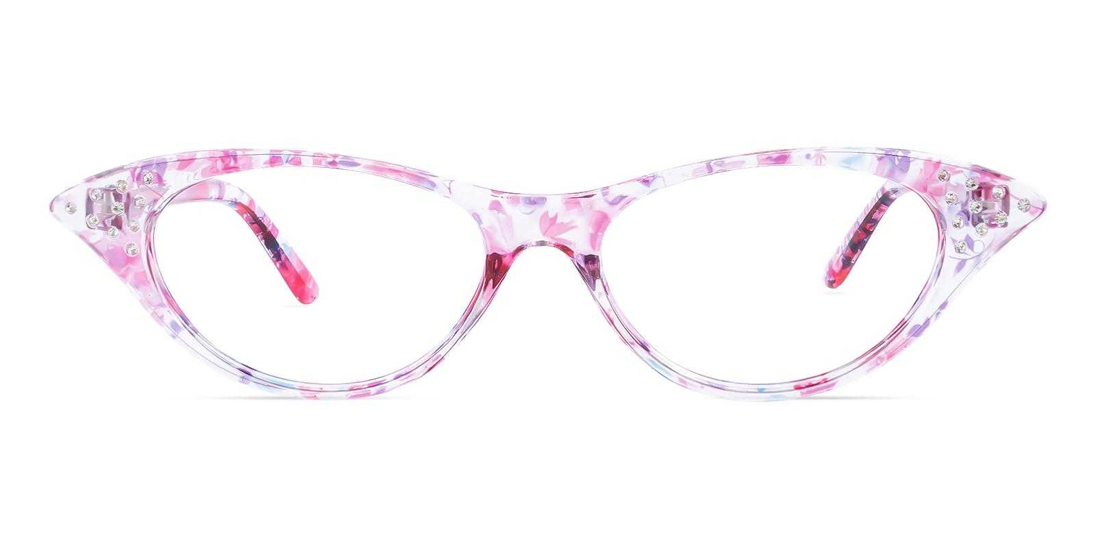 Potter Pink Plastic Eyeglasses , SpringHinges , UniversalBridgeFit Frames from ABBE Glasses