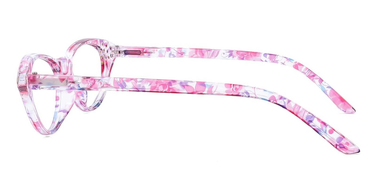 Potter Pink Plastic Eyeglasses , SpringHinges , UniversalBridgeFit Frames from ABBE Glasses
