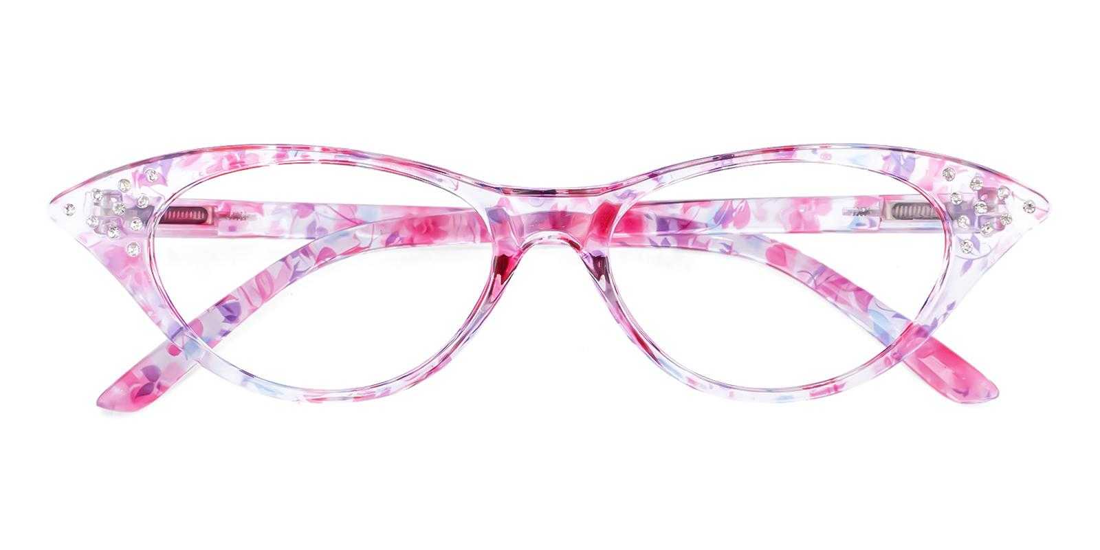 Potter Pink Plastic Eyeglasses , SpringHinges , UniversalBridgeFit Frames from ABBE Glasses