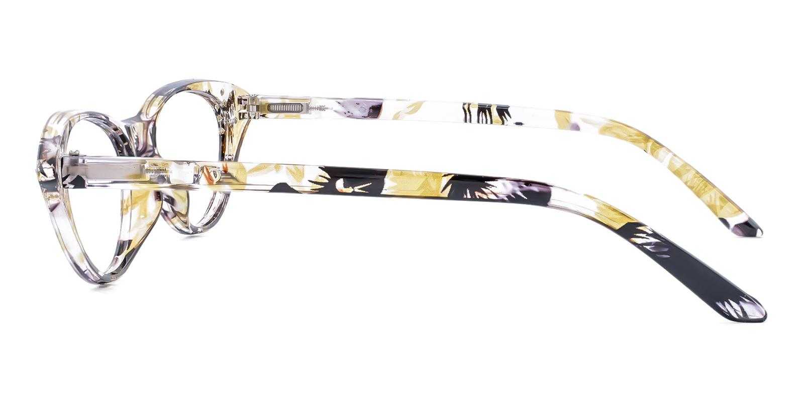 Potter Yellow Plastic Eyeglasses , SpringHinges , UniversalBridgeFit Frames from ABBE Glasses