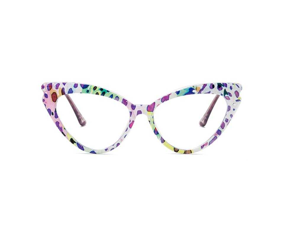 Wistful Leopard Plastic Eyeglasses , UniversalBridgeFit Frames from ABBE Glasses