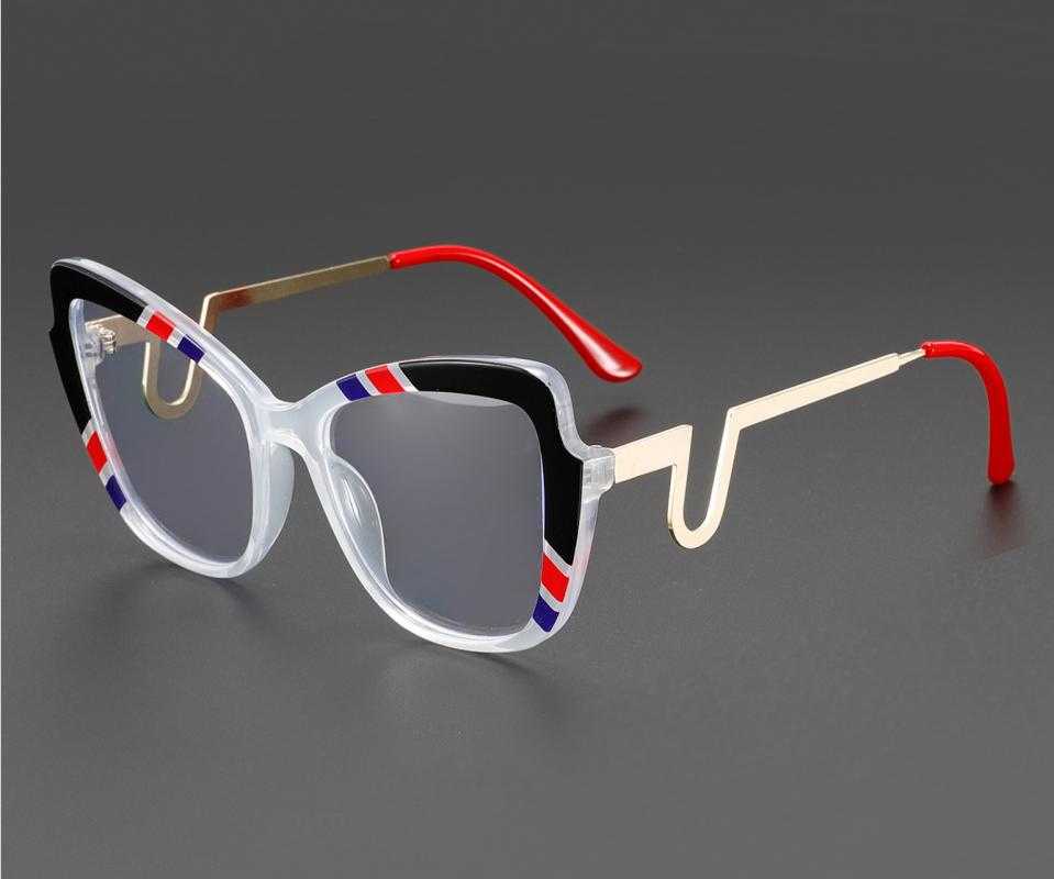 Dame Black Plastic Eyeglasses , UniversalBridgeFit Frames from ABBE Glasses