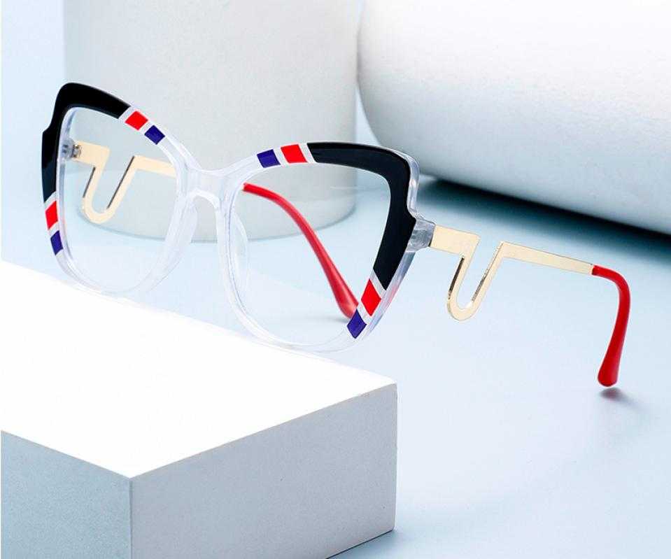 Dame Black Plastic Eyeglasses , UniversalBridgeFit Frames from ABBE Glasses
