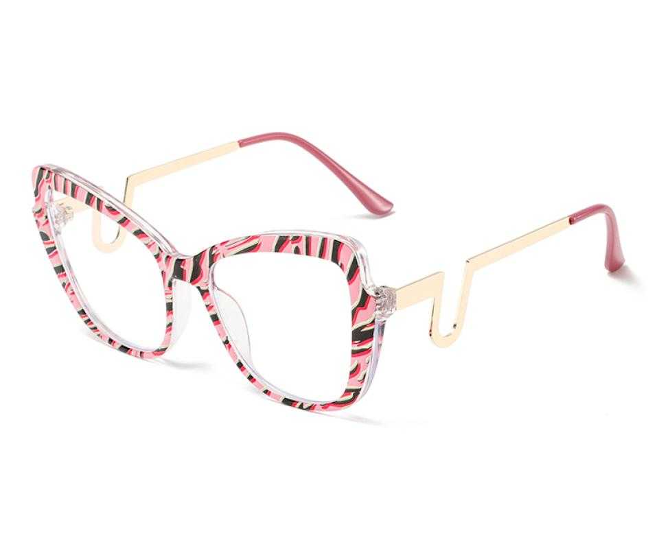Dame Pink Plastic Eyeglasses , UniversalBridgeFit Frames from ABBE Glasses