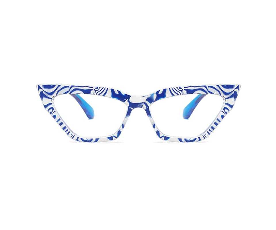 Astera Blue Plastic Eyeglasses , UniversalBridgeFit Frames from ABBE Glasses