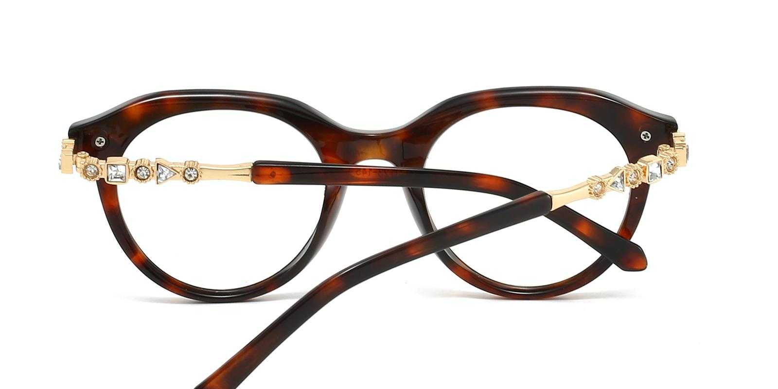 Muse Tortoise Plastic Eyeglasses , UniversalBridgeFit Frames from ABBE Glasses