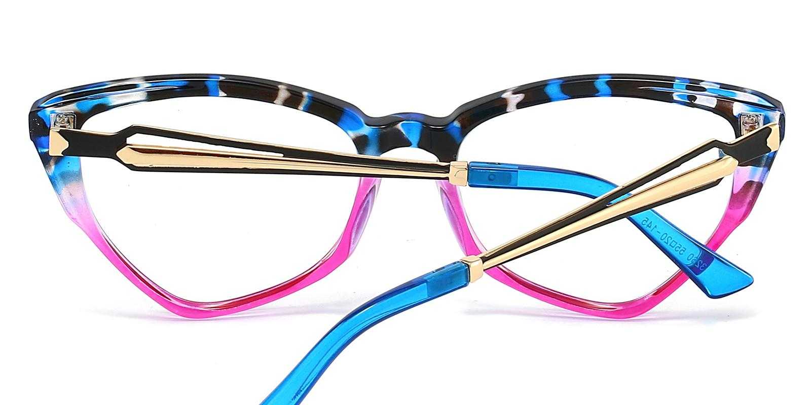 Corvallis Blue Plastic Eyeglasses , UniversalBridgeFit Frames from ABBE Glasses