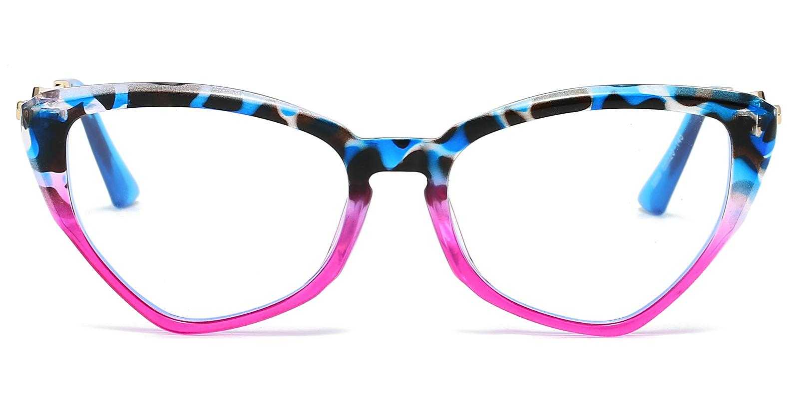 Corvallis Blue Plastic Eyeglasses , UniversalBridgeFit Frames from ABBE Glasses