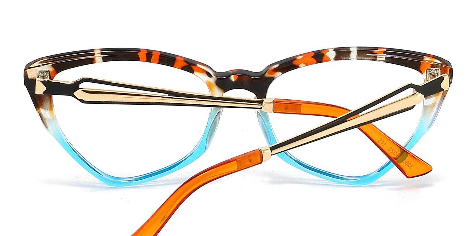 Corvallis Orange Plastic Eyeglasses , UniversalBridgeFit Frames from ABBE Glasses