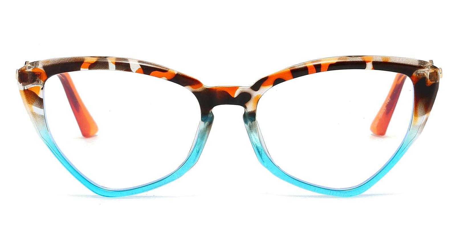 Corvallis Orange Plastic Eyeglasses , UniversalBridgeFit Frames from ABBE Glasses