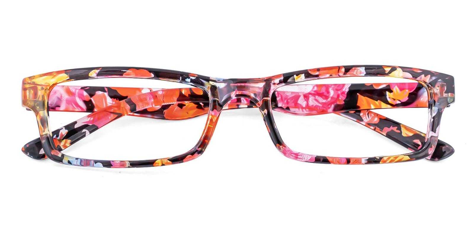 Taurus Red Plastic Eyeglasses , UniversalBridgeFit Frames from ABBE Glasses