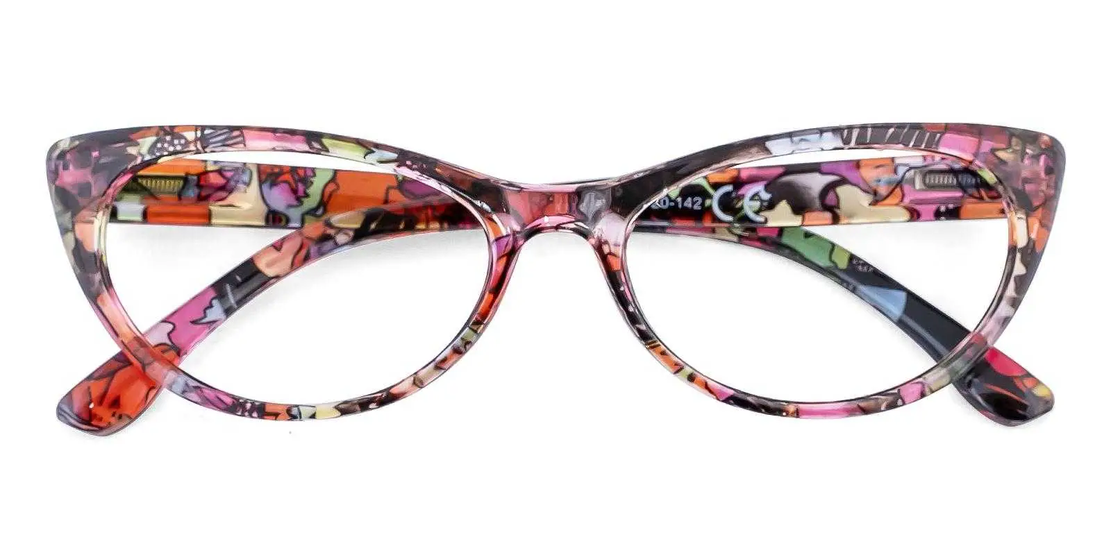 Bruno Red Plastic Eyeglasses , SpringHinges , UniversalBridgeFit Frames from ABBE Glasses