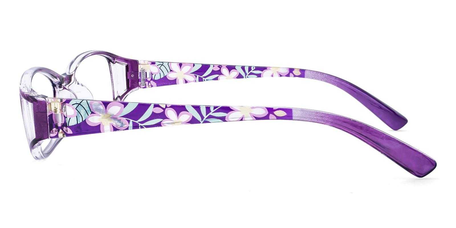 Montague Purple Plastic Eyeglasses , UniversalBridgeFit Frames from ABBE Glasses