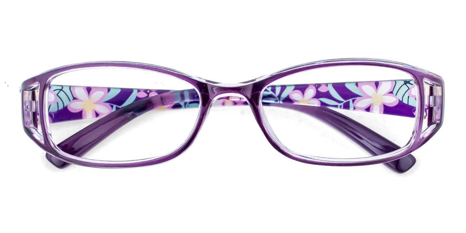 Montague Purple Plastic Eyeglasses , UniversalBridgeFit Frames from ABBE Glasses