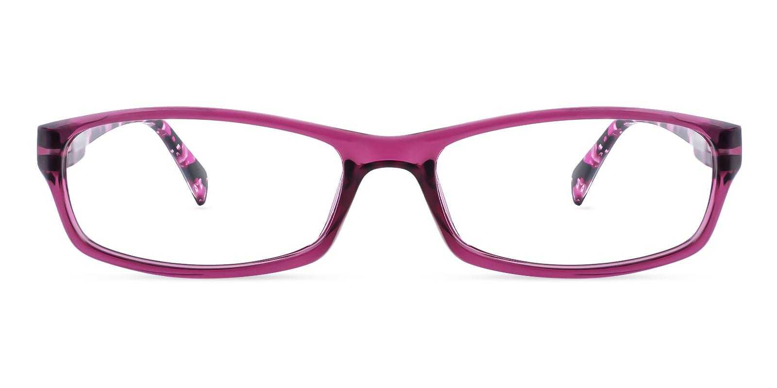 Arno Purple Plastic Eyeglasses , SpringHinges , UniversalBridgeFit Frames from ABBE Glasses