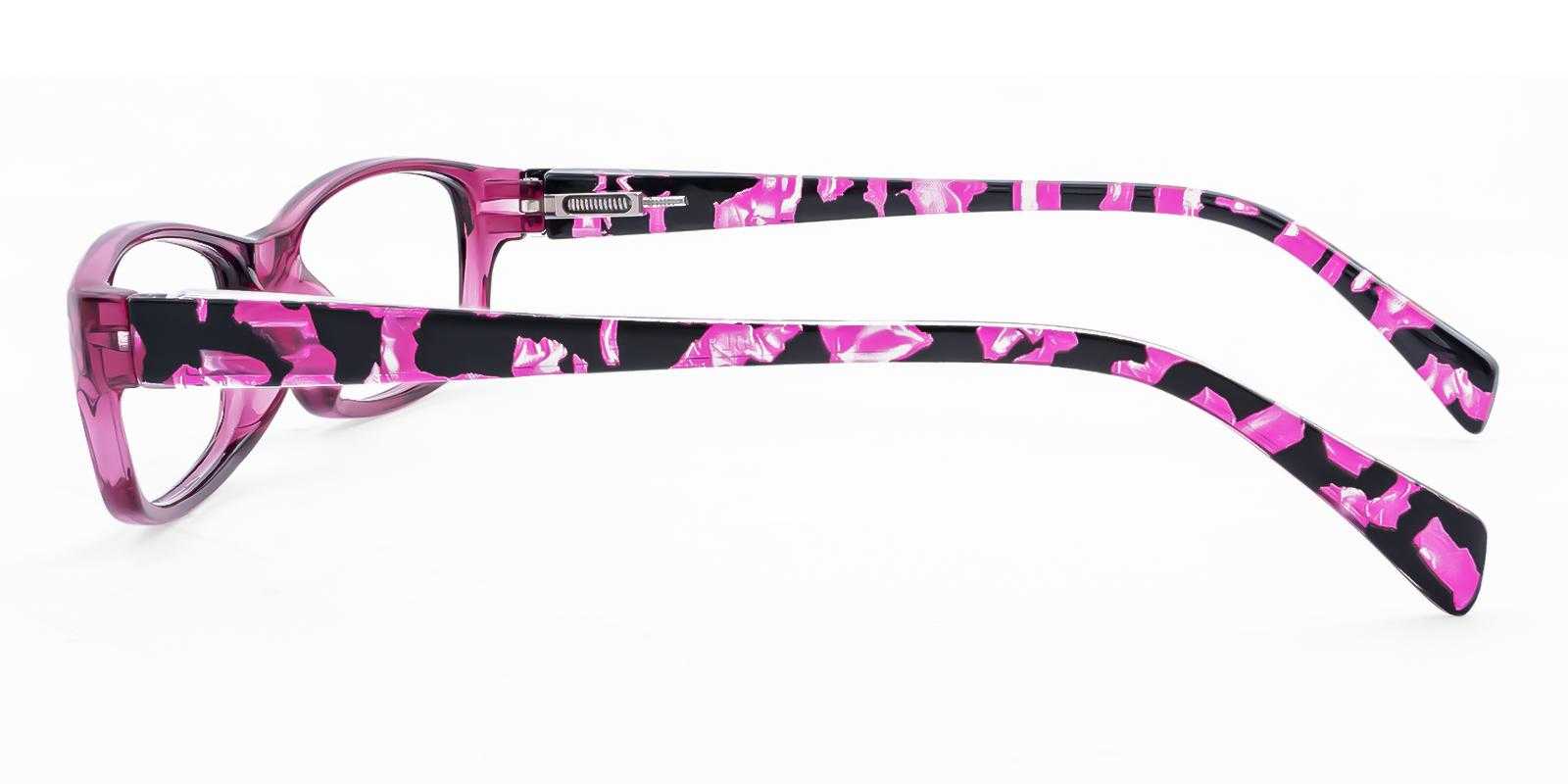 Arno Purple Plastic Eyeglasses , SpringHinges , UniversalBridgeFit Frames from ABBE Glasses
