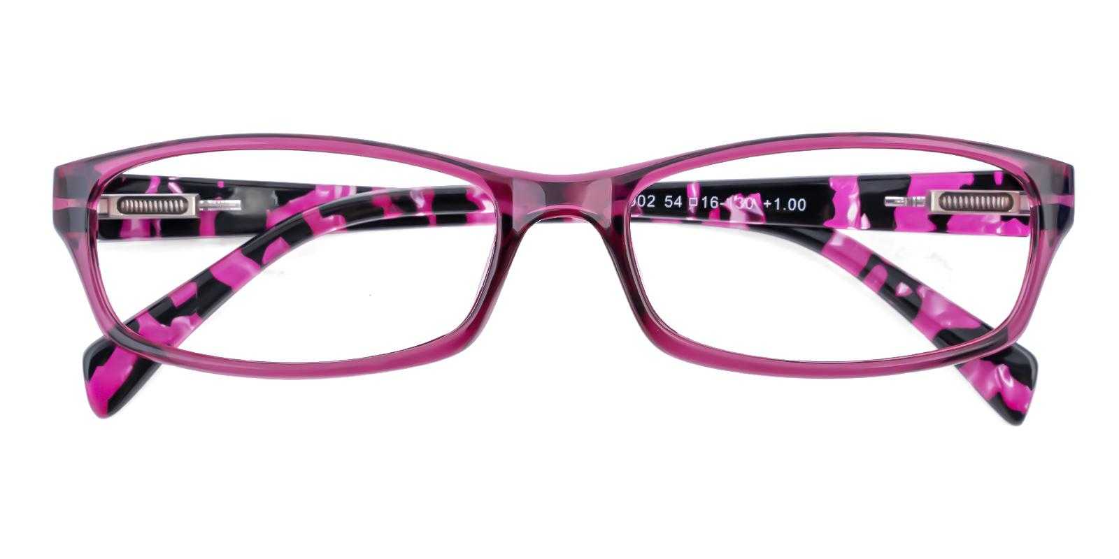 Arno Purple Plastic Eyeglasses , SpringHinges , UniversalBridgeFit Frames from ABBE Glasses