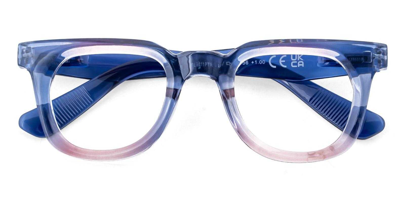 Lyndon Blue TR Eyeglasses , UniversalBridgeFit Frames from ABBE Glasses