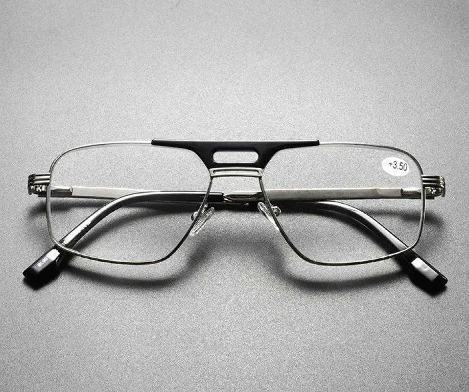 Astoria Silver Metal Eyeglasses , SpringHinges , UniversalBridgeFit Frames from ABBE Glasses