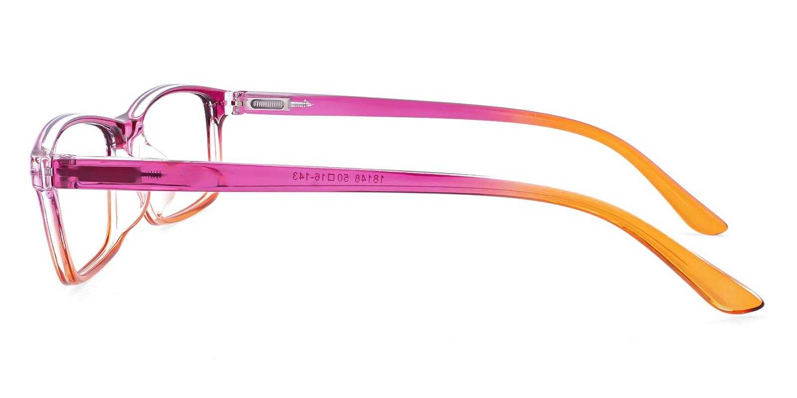 Modesto Purple Plastic Eyeglasses , SpringHinges , UniversalBridgeFit Frames from ABBE Glasses