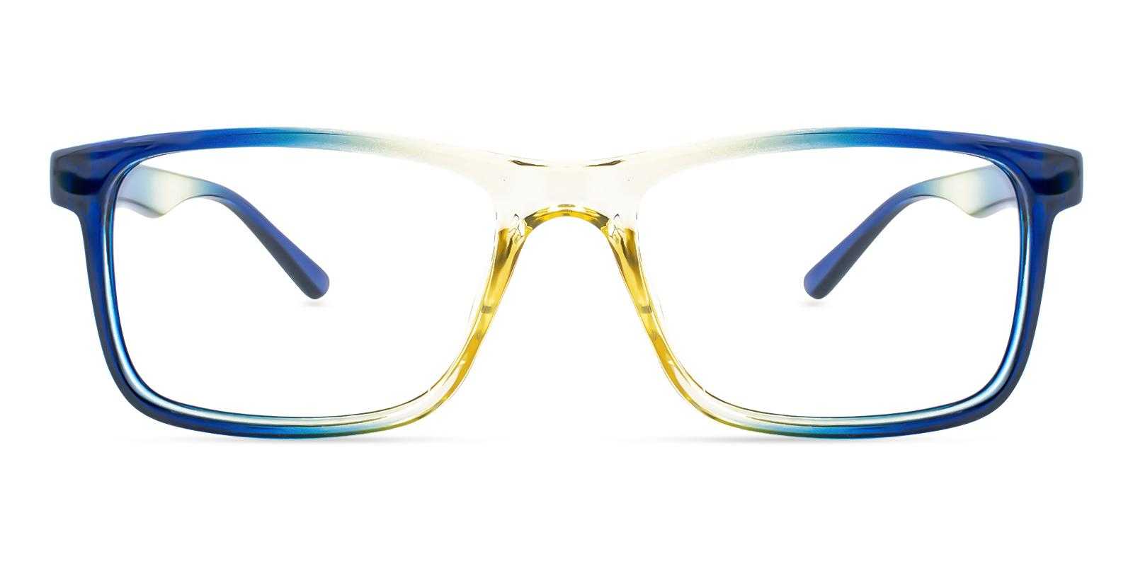 Gabrielle Blue Plastic Eyeglasses , UniversalBridgeFit Frames from ABBE Glasses