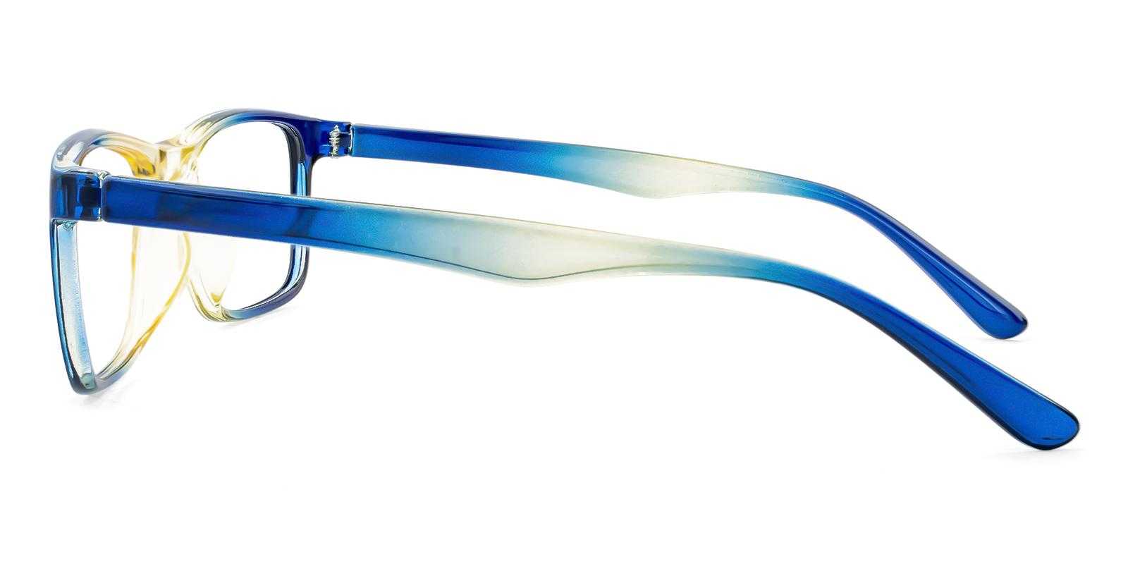 Gabrielle Blue Plastic Eyeglasses , UniversalBridgeFit Frames from ABBE Glasses