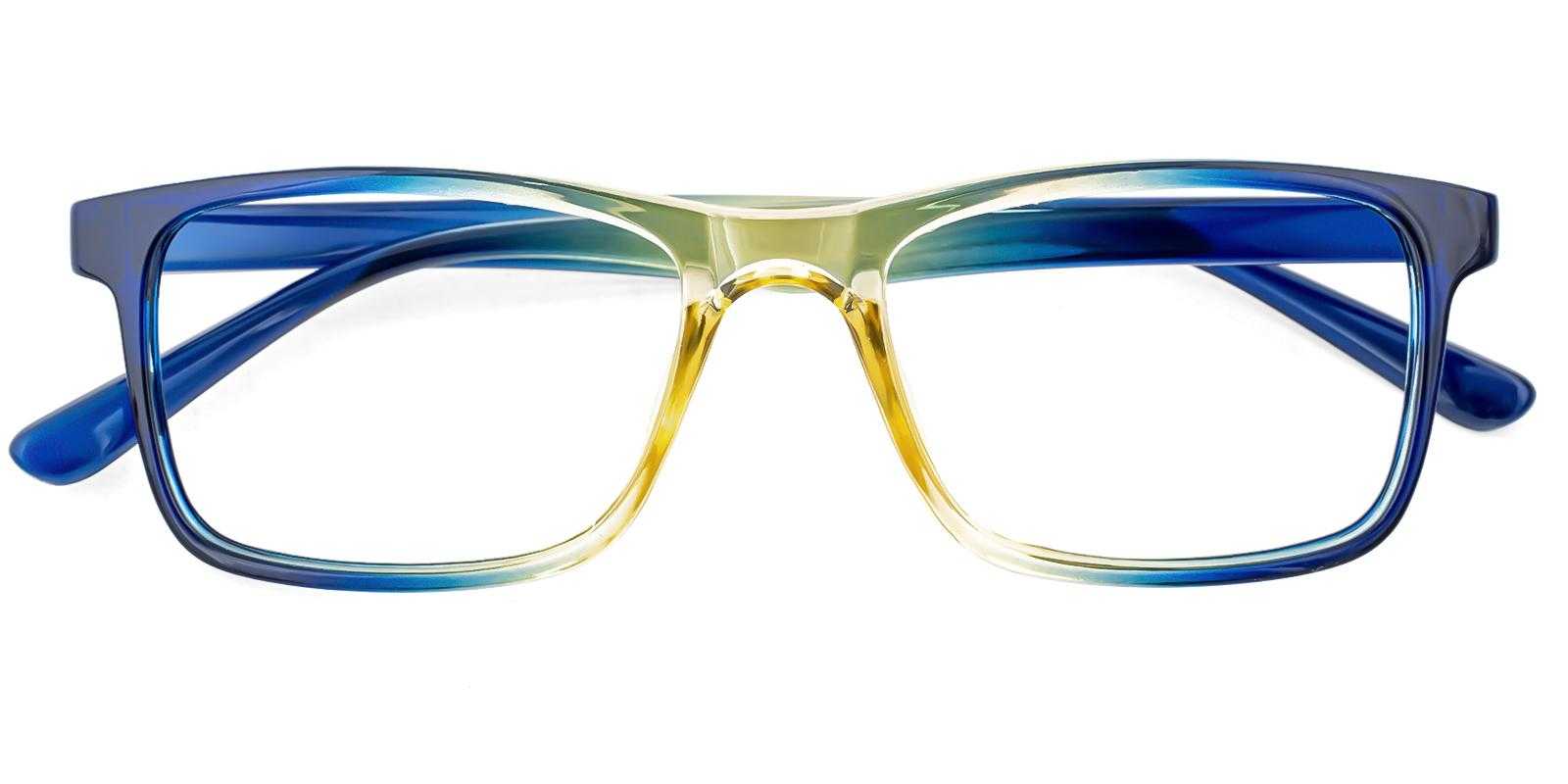 Gabrielle Blue Plastic Eyeglasses , UniversalBridgeFit Frames from ABBE Glasses