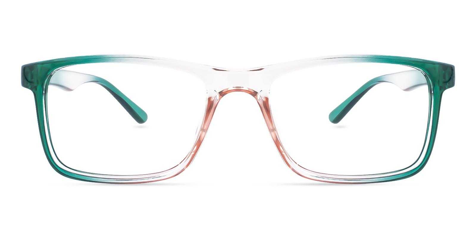 Gabrielle Green Plastic Eyeglasses , UniversalBridgeFit Frames from ABBE Glasses