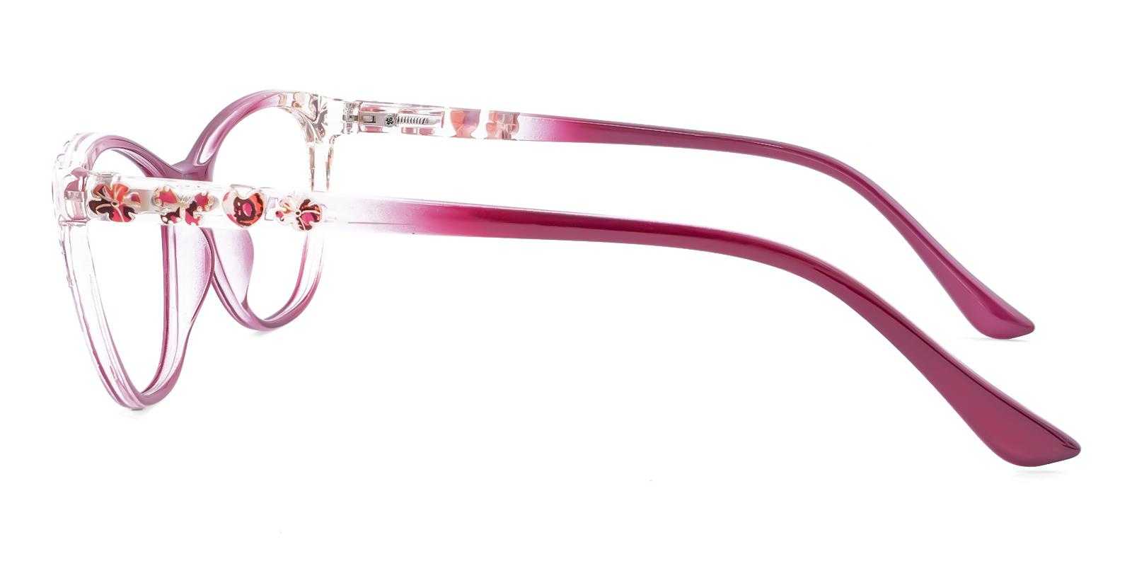 Cellia Purple Plastic Eyeglasses , SpringHinges , UniversalBridgeFit Frames from ABBE Glasses