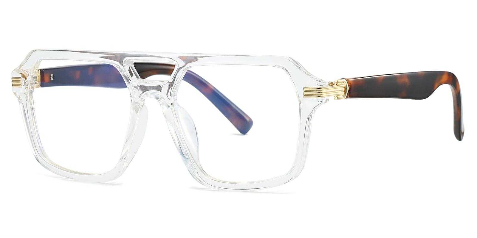Christoper Fclear Plastic Eyeglasses , UniversalBridgeFit Frames from ABBE Glasses