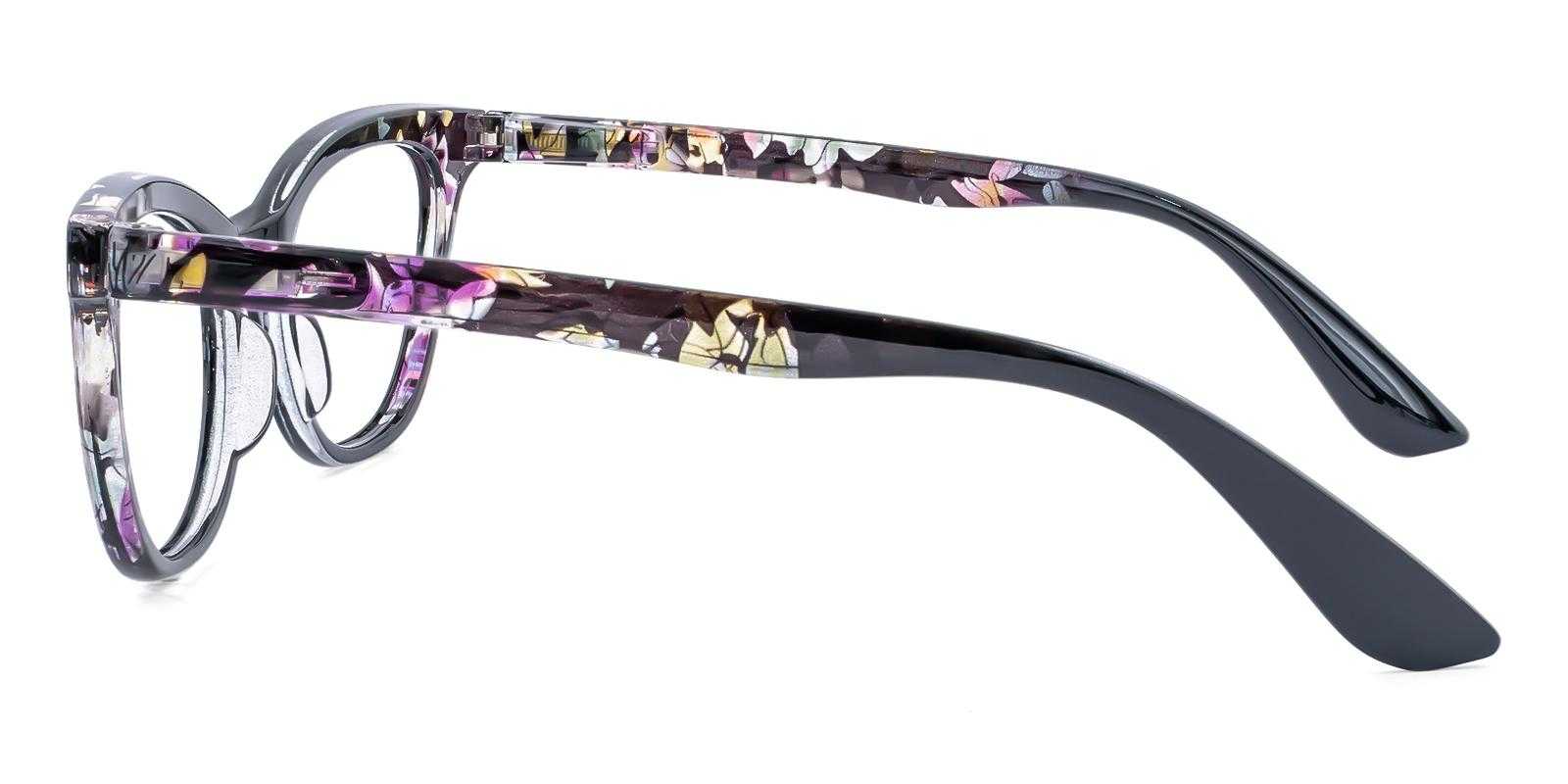 Gulfport Black Plastic Eyeglasses , SpringHinges , UniversalBridgeFit Frames from ABBE Glasses