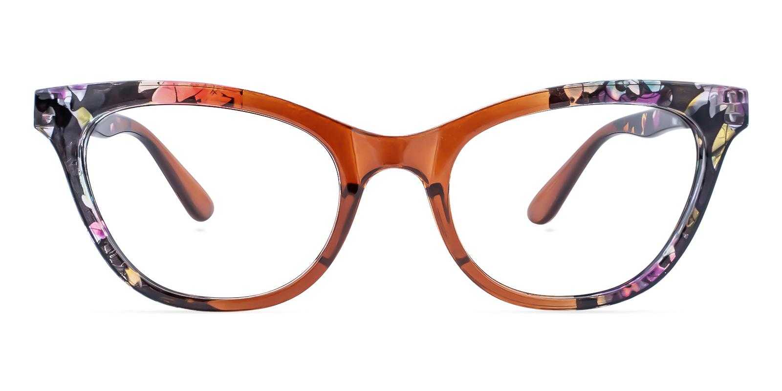 Gulfport Brown Plastic Eyeglasses , SpringHinges , UniversalBridgeFit Frames from ABBE Glasses