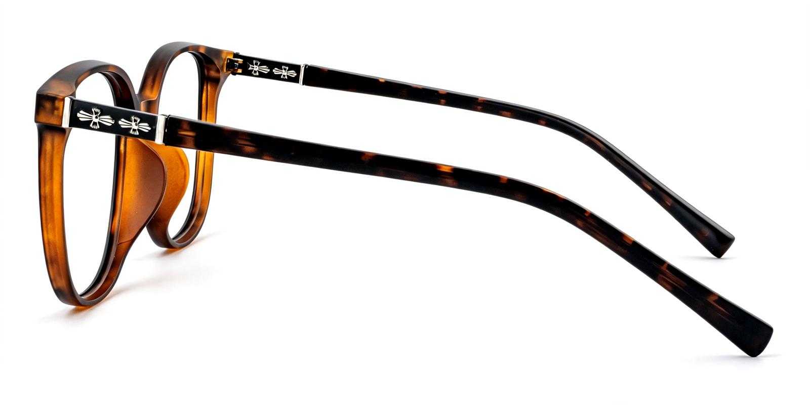 Fanny Leopard TR Eyeglasses , UniversalBridgeFit Frames from ABBE Glasses