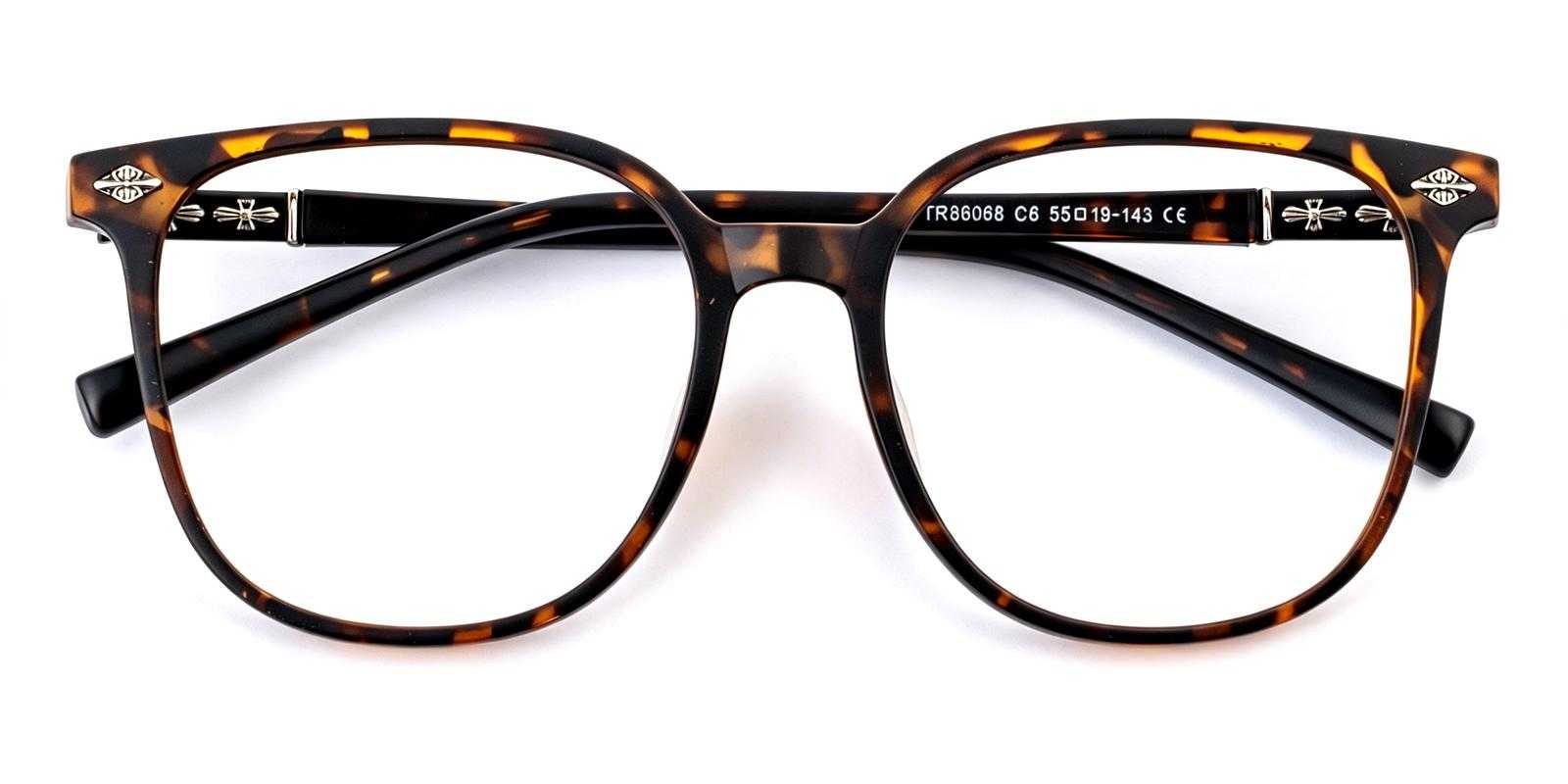 Fanny Leopard TR Eyeglasses , UniversalBridgeFit Frames from ABBE Glasses