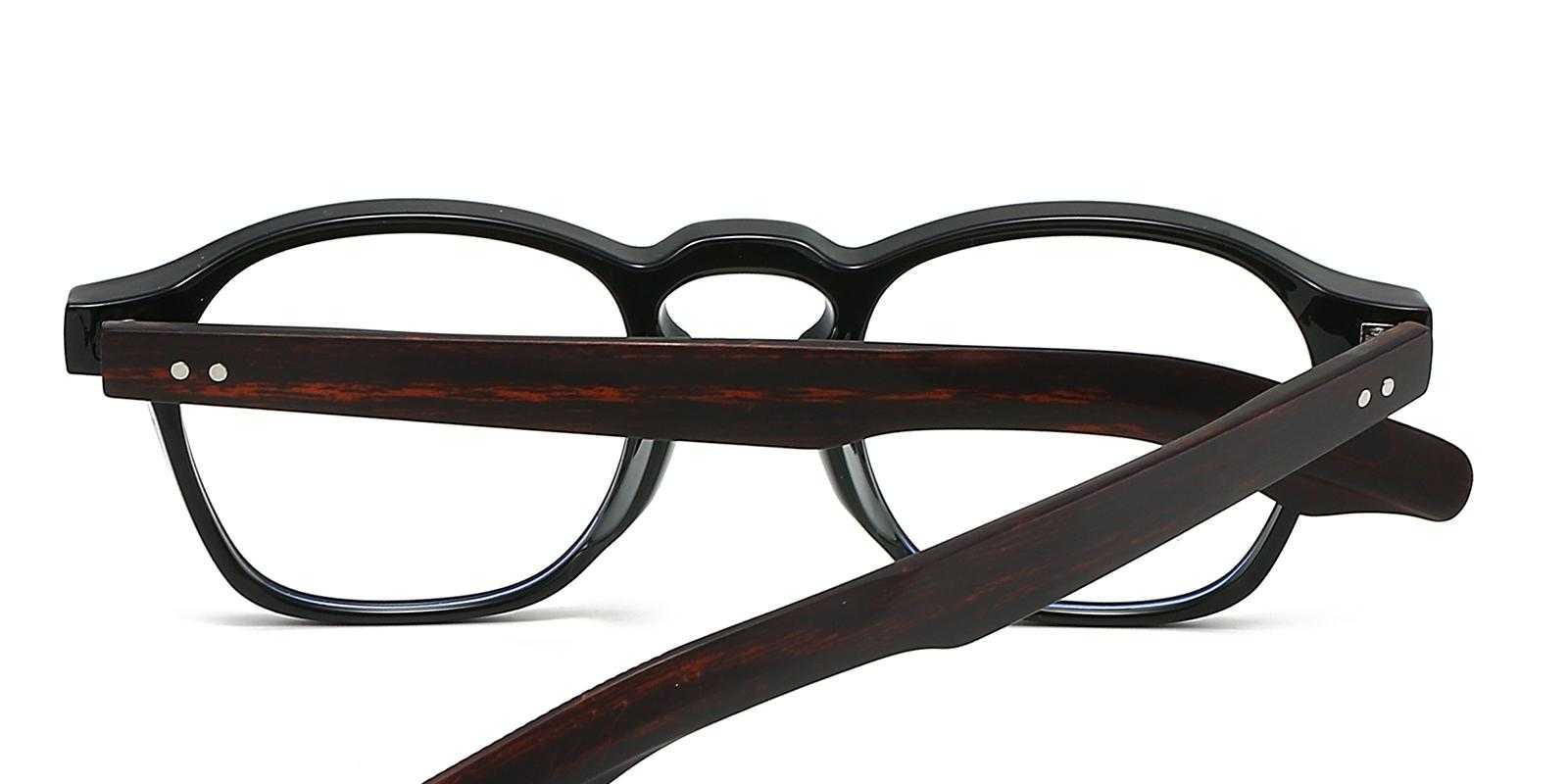 Haywood Black TR Eyeglasses , UniversalBridgeFit Frames from ABBE Glasses