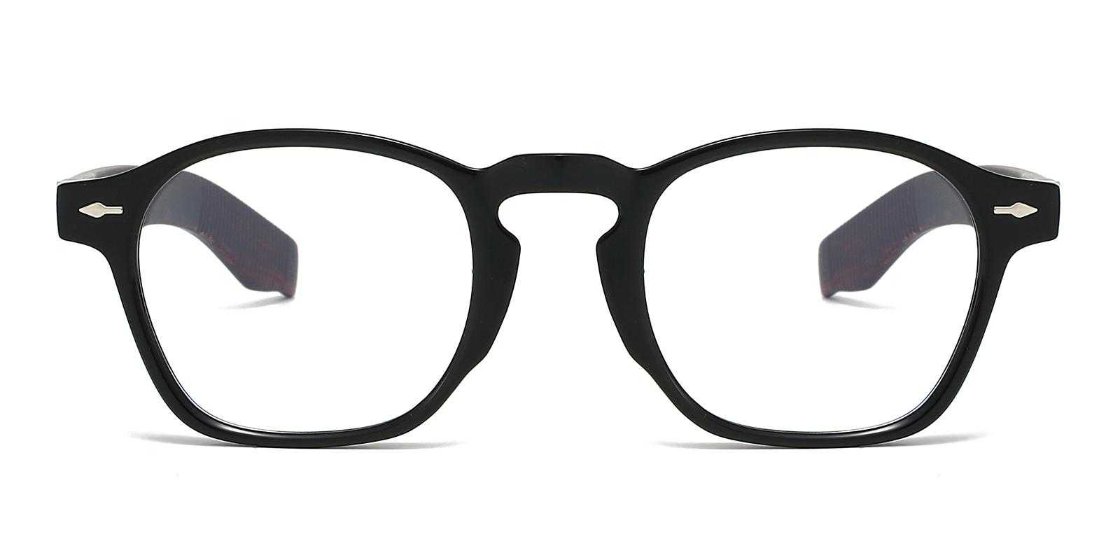 Haywood Black TR Eyeglasses , UniversalBridgeFit Frames from ABBE Glasses