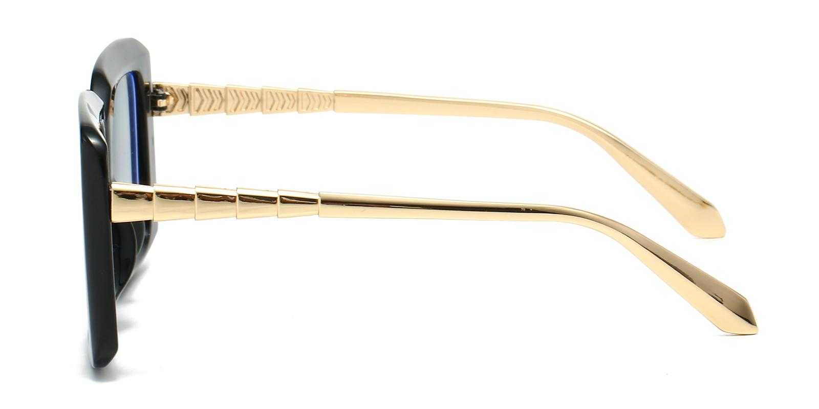 Kansas Black Plastic Eyeglasses , UniversalBridgeFit Frames from ABBE Glasses