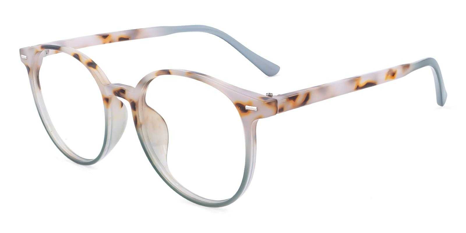 Memphis Green Plastic Eyeglasses , UniversalBridgeFit , Lightweight Frames from ABBE Glasses