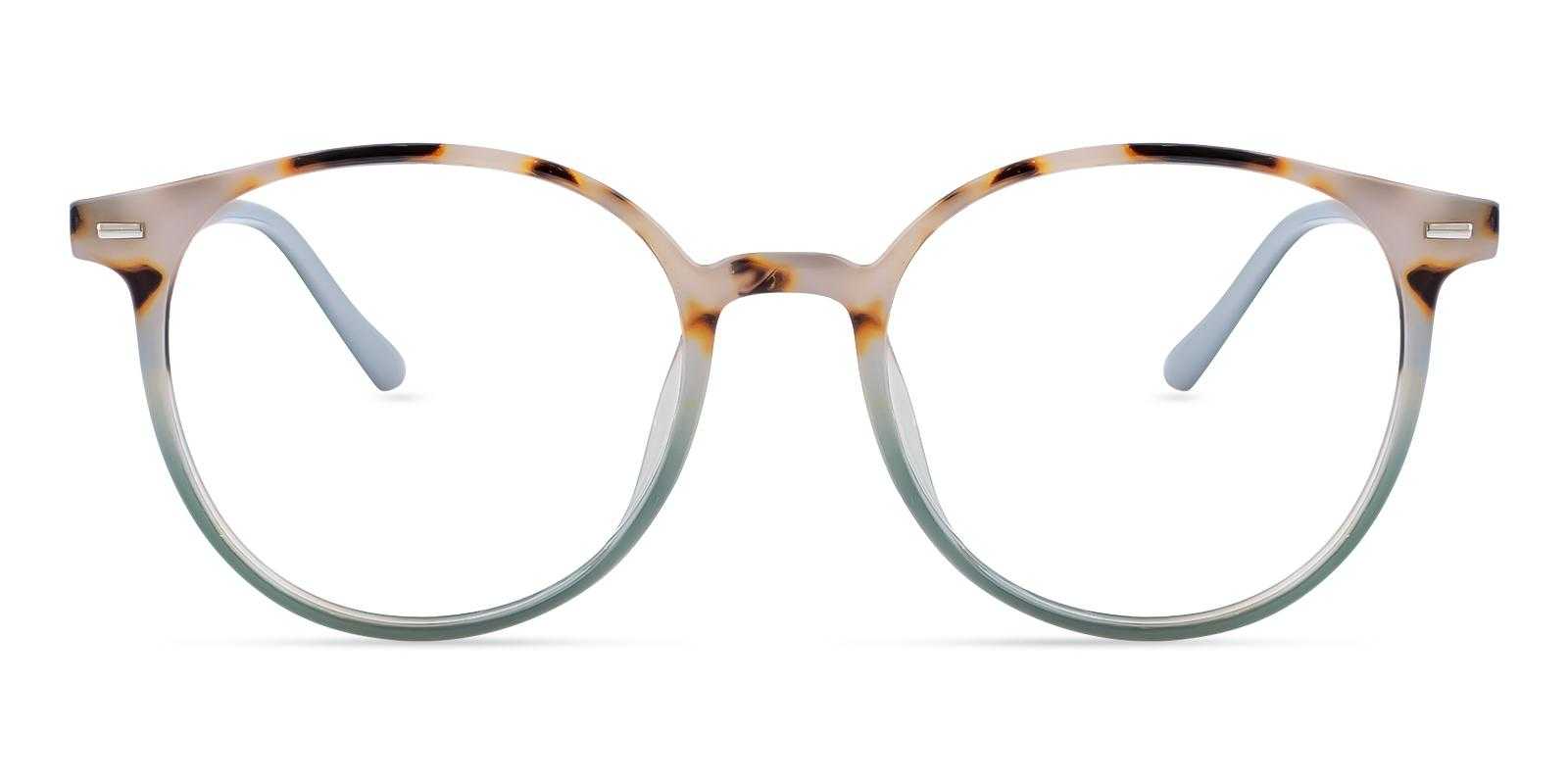 Memphis Green Plastic Eyeglasses , UniversalBridgeFit , Lightweight Frames from ABBE Glasses