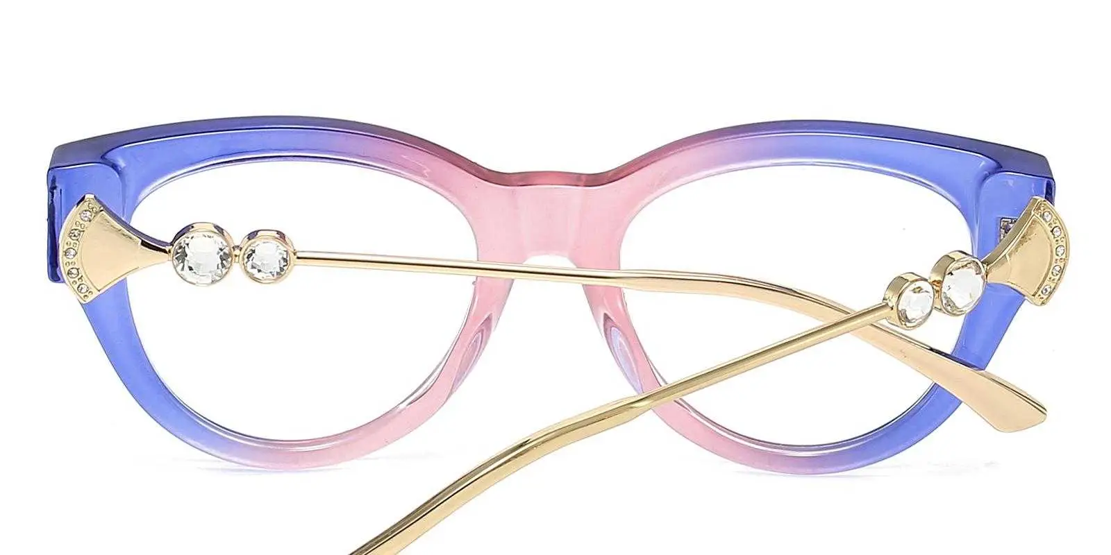 Allentown Blue Plastic Eyeglasses , UniversalBridgeFit Frames from ABBE Glasses