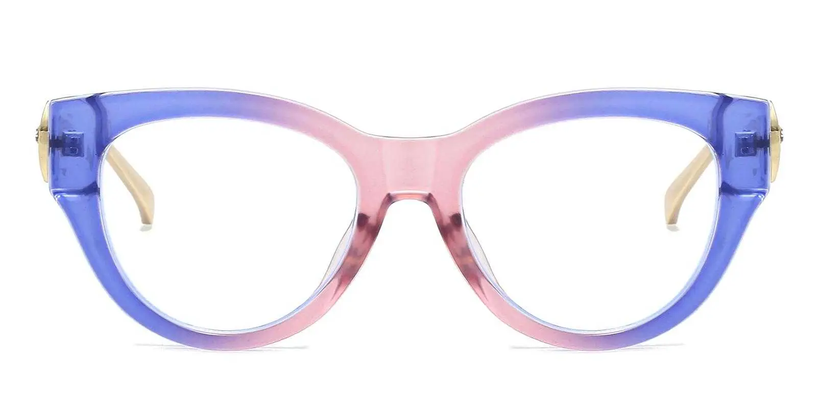 Allentown Blue Plastic Eyeglasses , UniversalBridgeFit Frames from ABBE Glasses