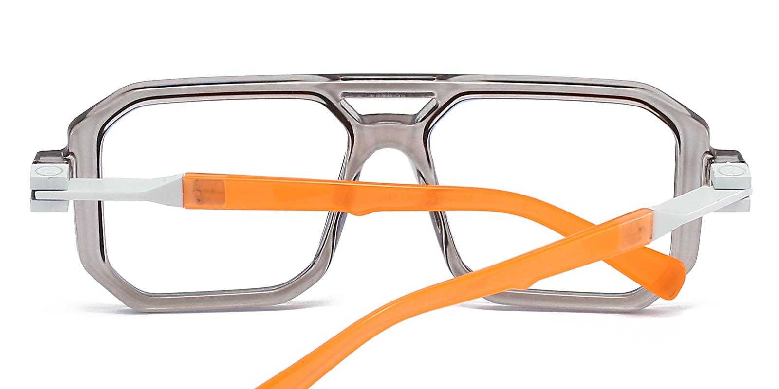 Douglas Gray Plastic Eyeglasses , UniversalBridgeFit Frames from ABBE Glasses
