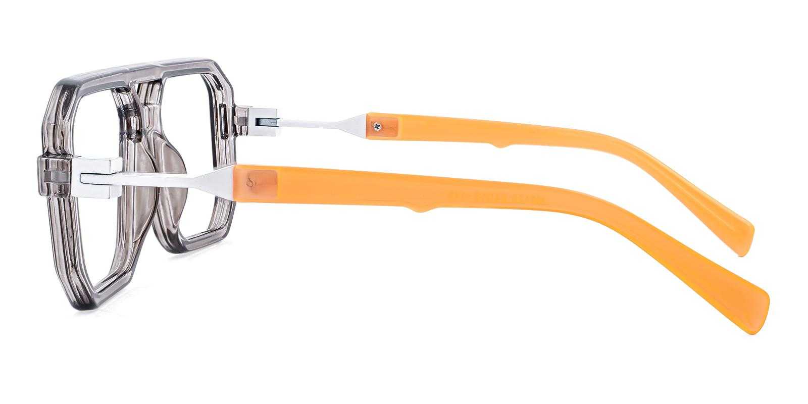 Douglas Gray Plastic Eyeglasses , UniversalBridgeFit Frames from ABBE Glasses