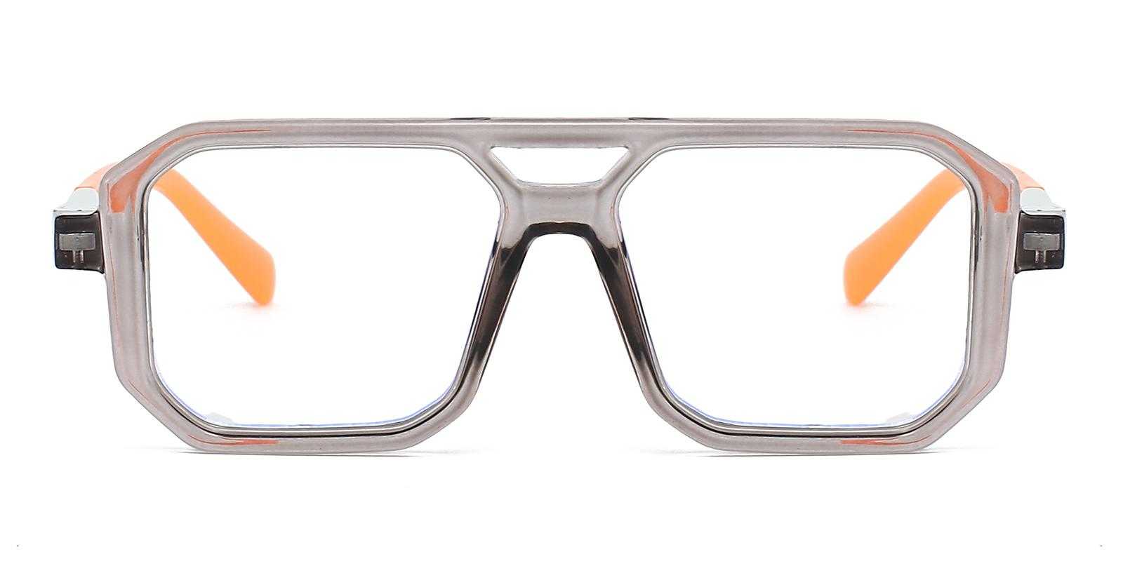 Douglas Gray Plastic Eyeglasses , UniversalBridgeFit Frames from ABBE Glasses